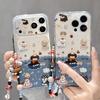 Двусторонняя imd милая мультяшная собачка для чехла на мобильный телефон iPhone17proamx Apple 16 защитный чехол противоударный