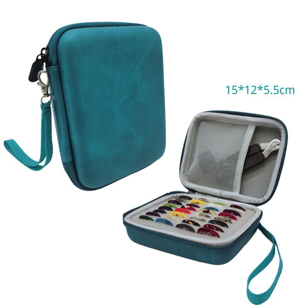 Storage Waterproof Leather Case Bag Plectrum Guitar Picks Storage Bag Guitar Pick Holder Bag