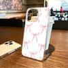Чехол для телефона с галстуком-бабочкой Для iPhone17,16,15,14,13,12,11 Plus,Pro Max Мягкий прозрачный чехол