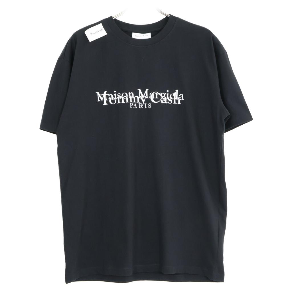 Maison Margiela ×Tommy Cash Black Logo T-shirt Tops Not Written blackUsed