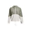 Woven Full-Zip Color Block Hooded Jacket Women Jackets Grove-Green 1369889-504