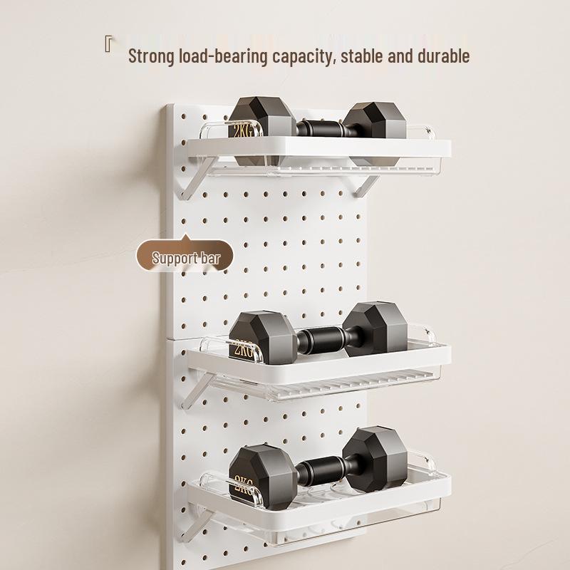 Настенная кухонная перфорированная доска без сверления: Многофункциональный набор-органайзер для хранения крышек от кастрюль и мисок