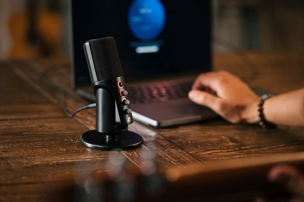 USB-микрофон Sennheiser Profile для и Геймеров [700065] Подкастеров, Стримеров,