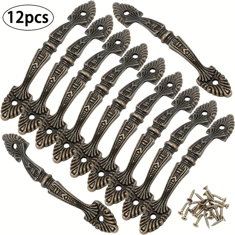 12European-style furniture hardware, wooden door and window handles, new Chinese-style antique bronze cabinet, drawer, wardrobe door, zinc alloy