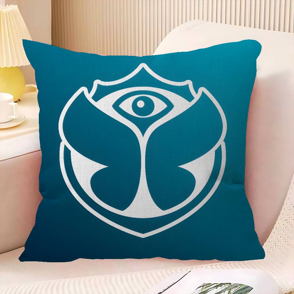 TOMORROWLAND Music Cushion Cover Polyester Sofa Cushions Decorative Throw Pillows Home Decoration Pillowcover