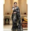 Latest New Collation Disigner Saree for Women, ,Blouse (Need To Be Stitched As Per Size And Fit)
