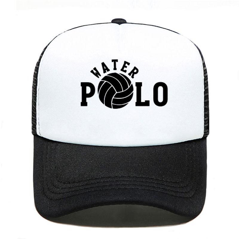 New Waterpolo Player Print Casual Women Unisex Unisex Summer Parentchild Hats Mesh Visor Outdoor Sun Hat