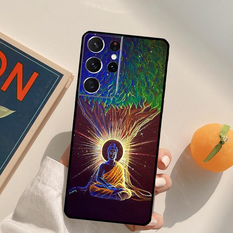 Чехол для телефона Будда Для Samsung Galaxy S25 S26 Ultra S20 S21 S22 S23 S24 Plus S10 S25 FE Задняя крышка