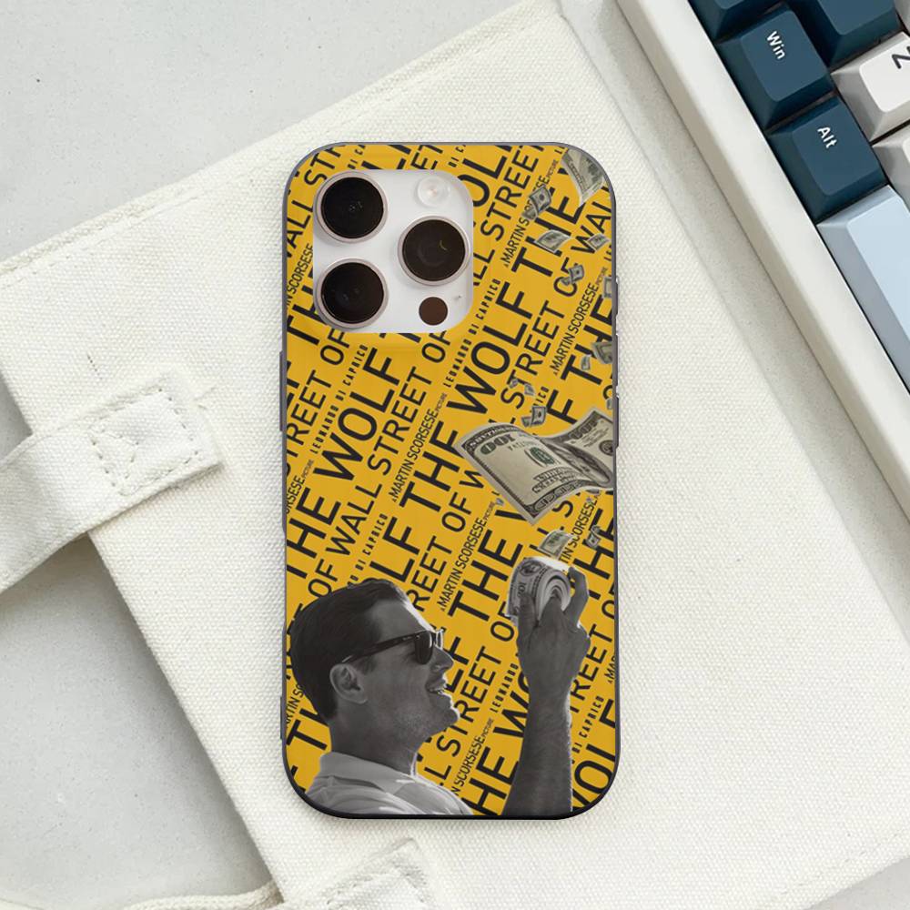 Классический фильм Волк с Уолл-Стрит Для IPhone 17 16 15 14 13 12 11 Pro Max Plus Pro Прозрачный чехол для телефона Нескользящий корпус