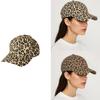 Модная спортивная бейсболка с леопардовым принтом, регулируемая посадка, хлопковая летняя шляпа, защита от солнца для активного отдыха