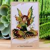 10.4*7.3cm for The Love of Dragons Oracle Deck 44 Pcs Cards