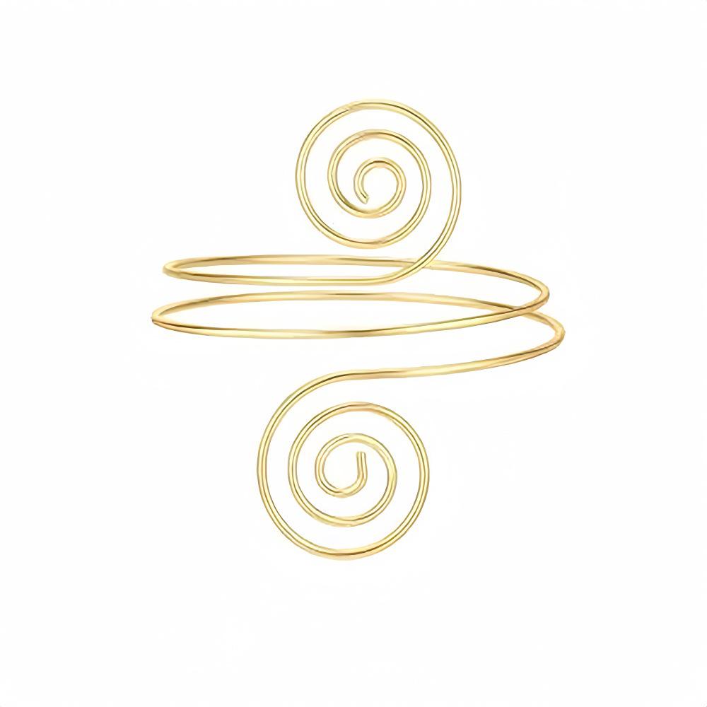 Geometric Open Metal Bangle Set: European & American Style Hand Jewelry