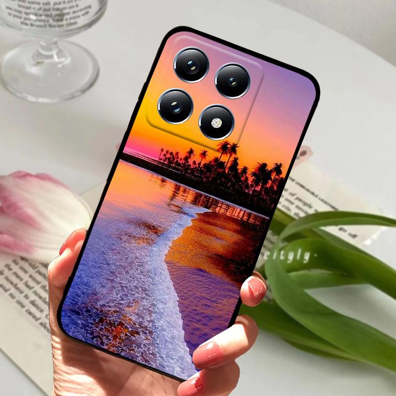 Чехлы Для Xiaomi 14T Бампер Оболочка Mi 14T Силиконовый Мягкий ТПУ Матовый Чехол Для Телефона Для Xiaomi 14T Pro 5G Милый Мультяшный Coque Funda Capa