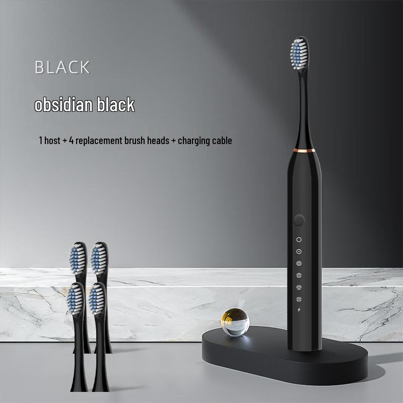 QBM X3 Rechargeable Sonic Electric Toothbrush & Water Flosser CN plug (adapter included)