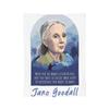 Jane Goodall Quote Poster Art Print Fuzzy Blanket  Funny Throw Blankets for  Sofa Bedding Lounge Bedspread,