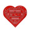 DIY Colorful MCU Module Heart Shaped Lamp Light Electronic Circuit Board Kit