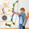 Children's Bow and Arrow Set Toys with Led Flash Lights Kids Archery Bow Practice Bow Outdoor Sports Game Shooting Toy Boys Gift