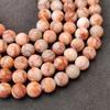 Beautiful Designer Matt Red Web Jasper Round Beads, Gemstone Beads, 6 MM 8 MM 10 MM Size, 14-15 Inch Strand Beads.