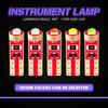 UHUASENG 8PCS No Polarity Led Bulb T5 74 37 W3W Car Dashboard trument Light Map Plate Panel Auto Signal Indicator Lamps 12V