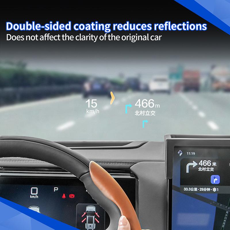 Силиконовая крышка дисплея HUD для BYD Leopard 8 Denza B8 2025+ Защитная крышка экрана HUD Обновление интерьера Автомобильные аксессуары