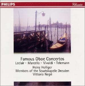 CD HOLLIGER HEINZ TELEMANN LECLERC Love of Venice Baroque Oboe PHCP9562 1997 Japan Classical Used