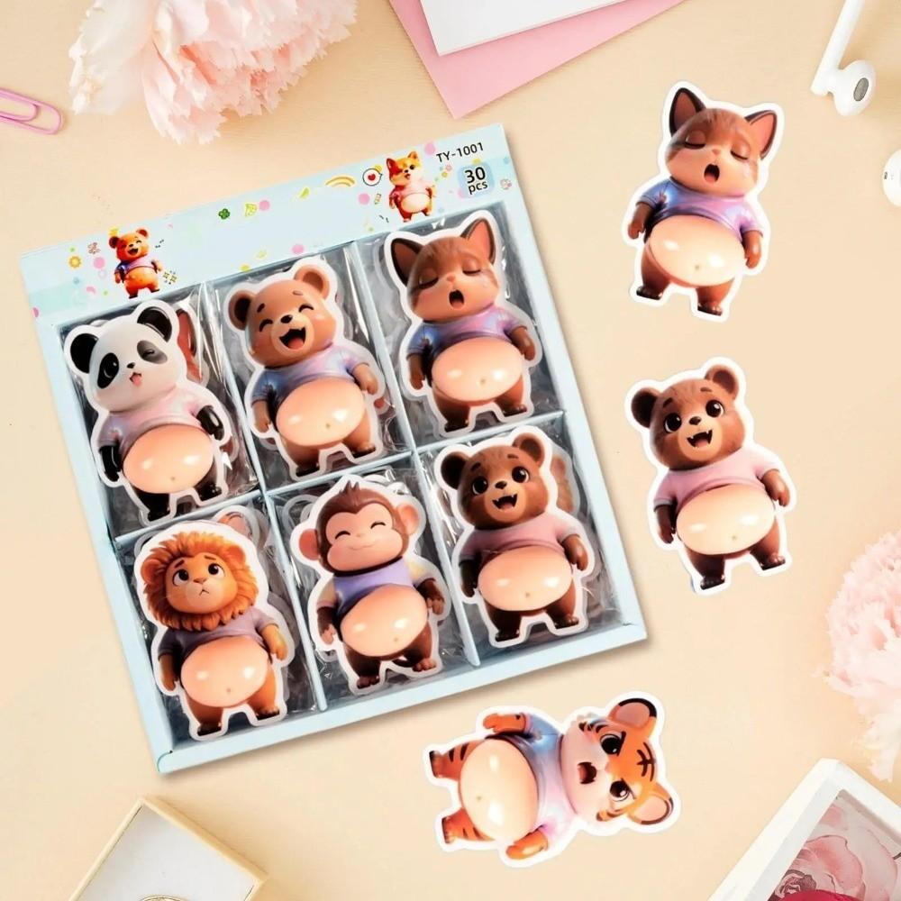 Chubby Shiba Inu 3D Stickers Cartoon Scrapbook Stickers Home Decoration Sticker  for Party Favor
