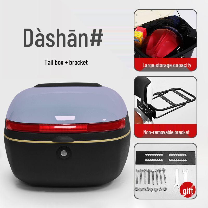 Universal Electric Vehicle Trunk and Backrest Box for Yadea, Aima, Tailing, Luyuan E-Bikes