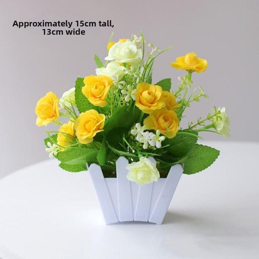 10 Styles Simulation Plant 16~22cm Home Living Room Ornaments Artificial Flowers Home Decor