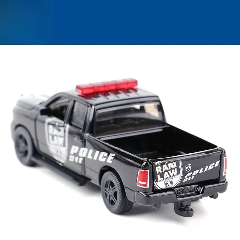 1/50 2309 Dodge RAM 1500 US Police Toy Pickup Car For Children  Diecast Truck Model Collection Doors Openable Gift For Kid