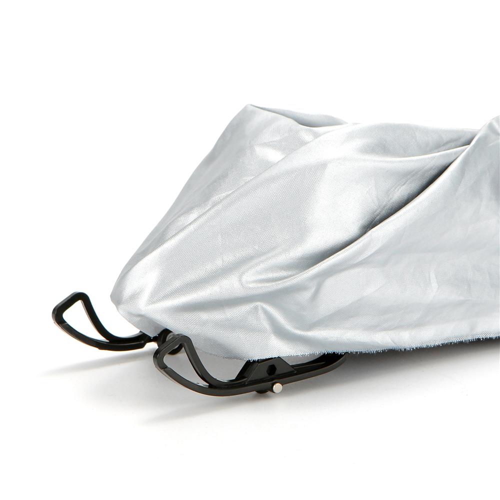Зимний уличный серебряный чехол для снегохода, универсальный водонепроницаемый пылезащитный анти-УФ-универсальный чехол для салазок прицепа, чехол для мотоцикла