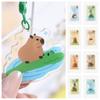 Capybara Capybara Keychain Acrylic Kapibara Pendant Cartoon Capibara Bag Hanging  Hanging Accessory
