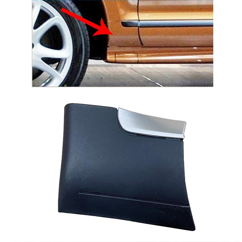 Car Door Lower Skirt Cover Mud Flap Fender Apron Corner Moulding Trim Cap For Porsche Cayenne 9PA 957 2007 2008 2009 2010