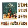 Dog Advent Calendar 24 Days Christmas Countdowns Box 24 Surprise Toy Not Require Assembly Holiday Decoration Gift