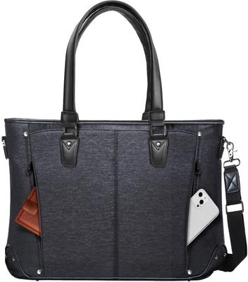 Деловая сумка-тоут Деловая сумка-тоут Сумка на плечо Сумка Большая вместимость Многофункциональная Набор персонала Поиск работы Деловая Поездки на работу Школа ПК