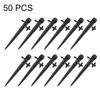 50 X 360 Degree 8 Holes Adjustable Water Flow Irrigation Drippers Stake Emitter Drip