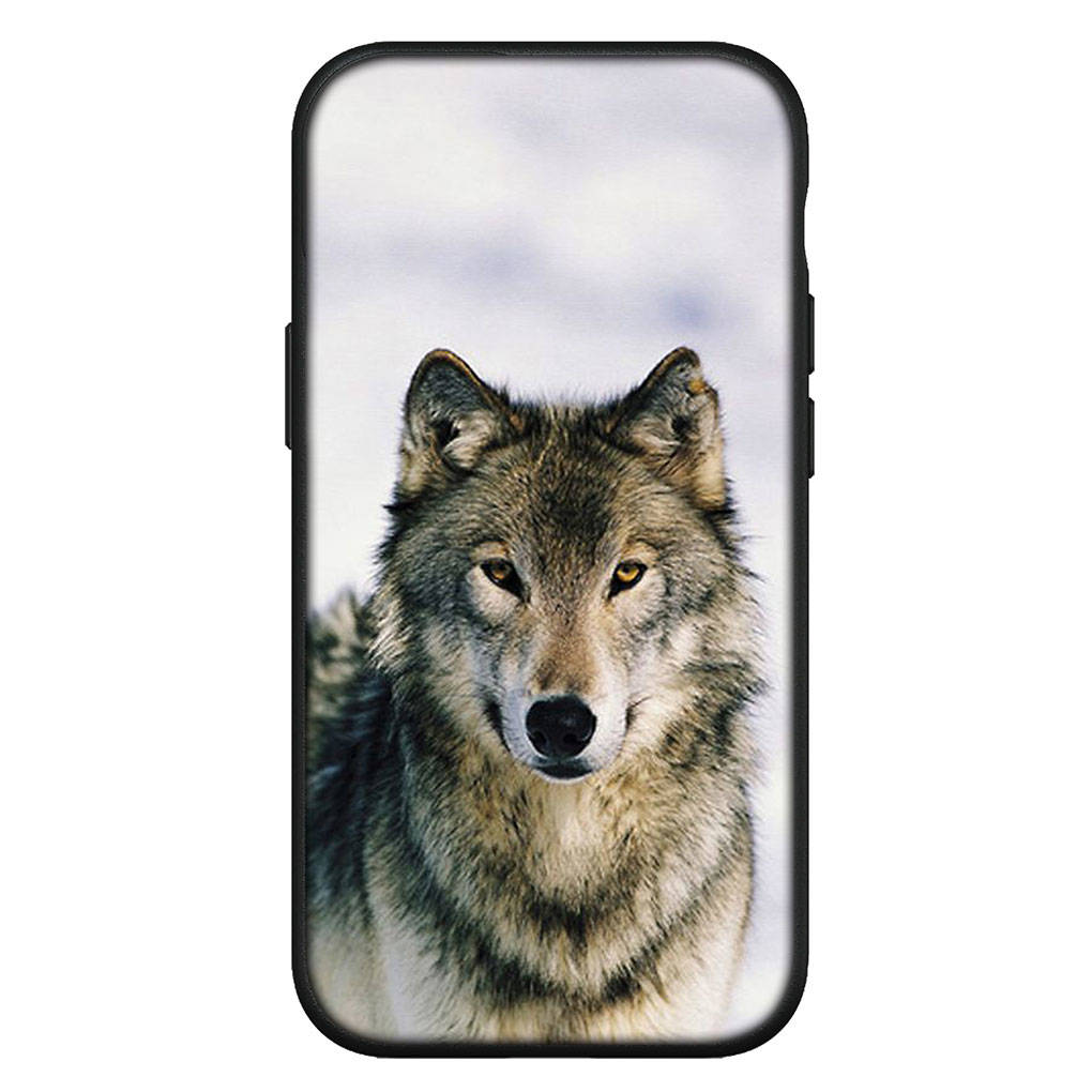 Чехол для iPhone 16 15 Xiaomi Redmi Note 14 13 12 11 Pro Max X 8 9 16e Samsung Galaxy S25 S24 S23 Moto G85 14C OPPO Huawei Stalking Wolf Phone Case