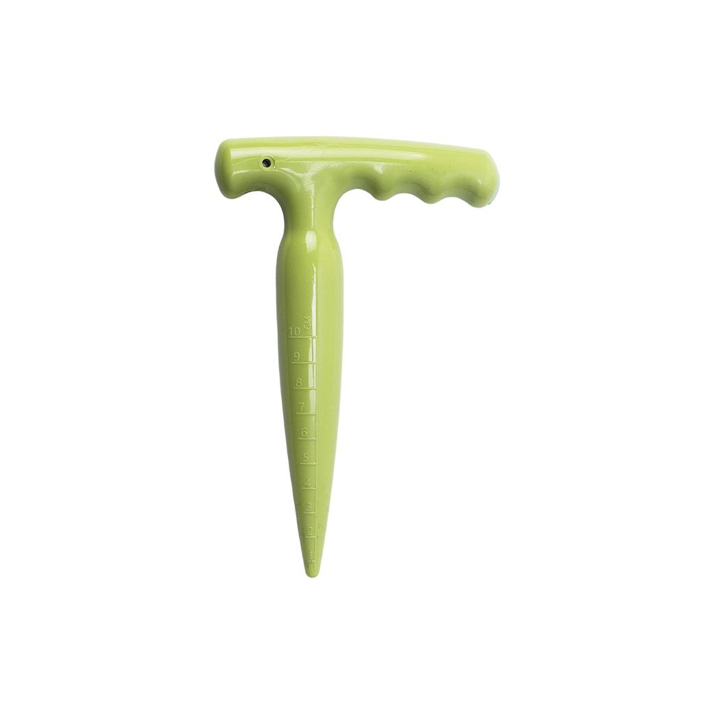 Garden Dibber with Ergonomic Handle for Seed Planting and Transplanting Suitable for Various Soil Types and Gardening Tasks