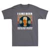 I Like Beer And My Records And Maybe 3 People Funny Unisexs Short Sleeve TShirt