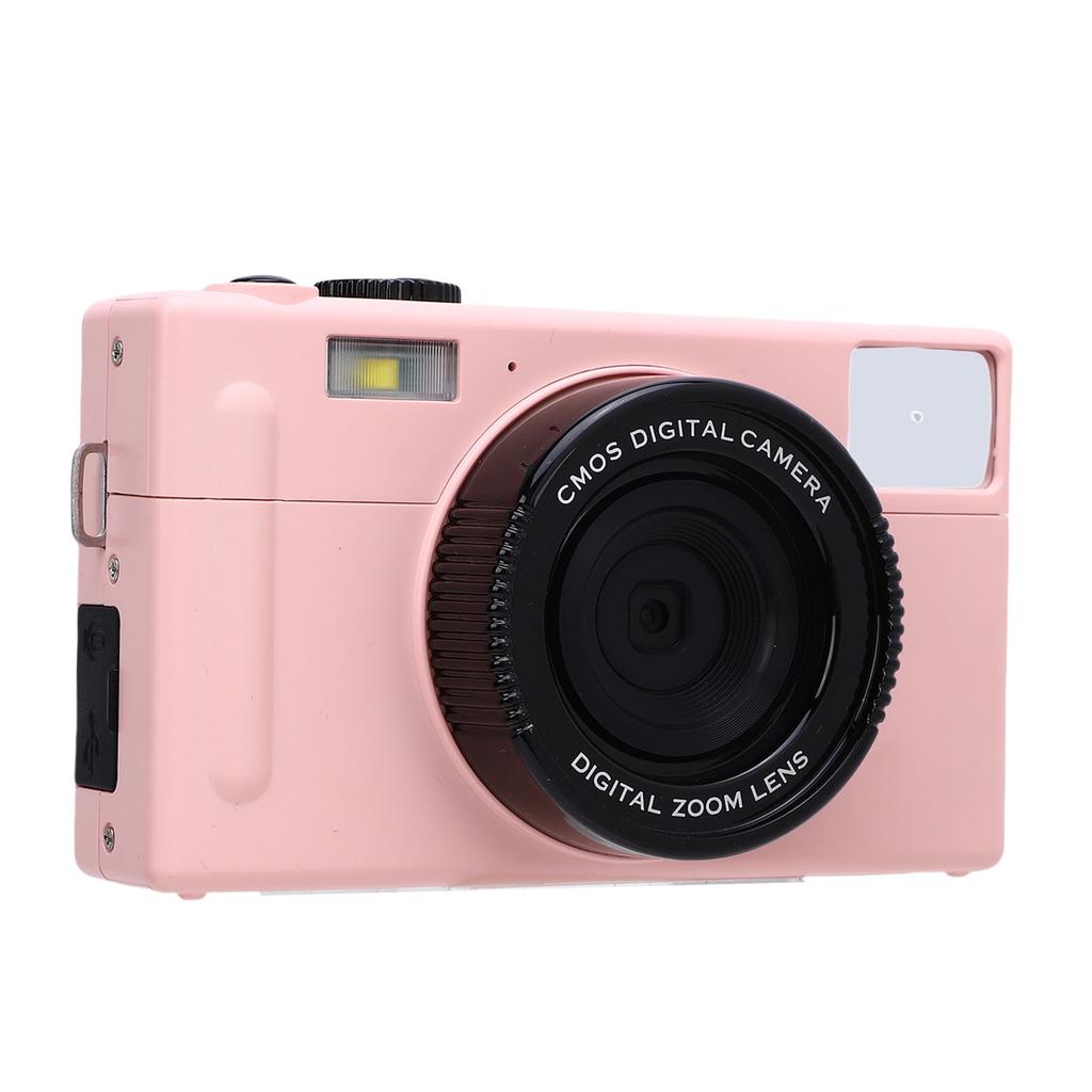 4K Digital Camera for Photography Auto 6 P HD Camera with 10 Filters Front Flash 3 Inch Screen