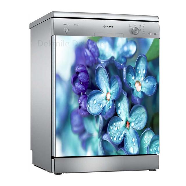 Чаша для мытья цветов, самоклеящиеся наклейки для посудомоечной машины, настенная дверная крышка, кухонные украшения, аксессуары, подарок, целая пленка, наклейка на обои