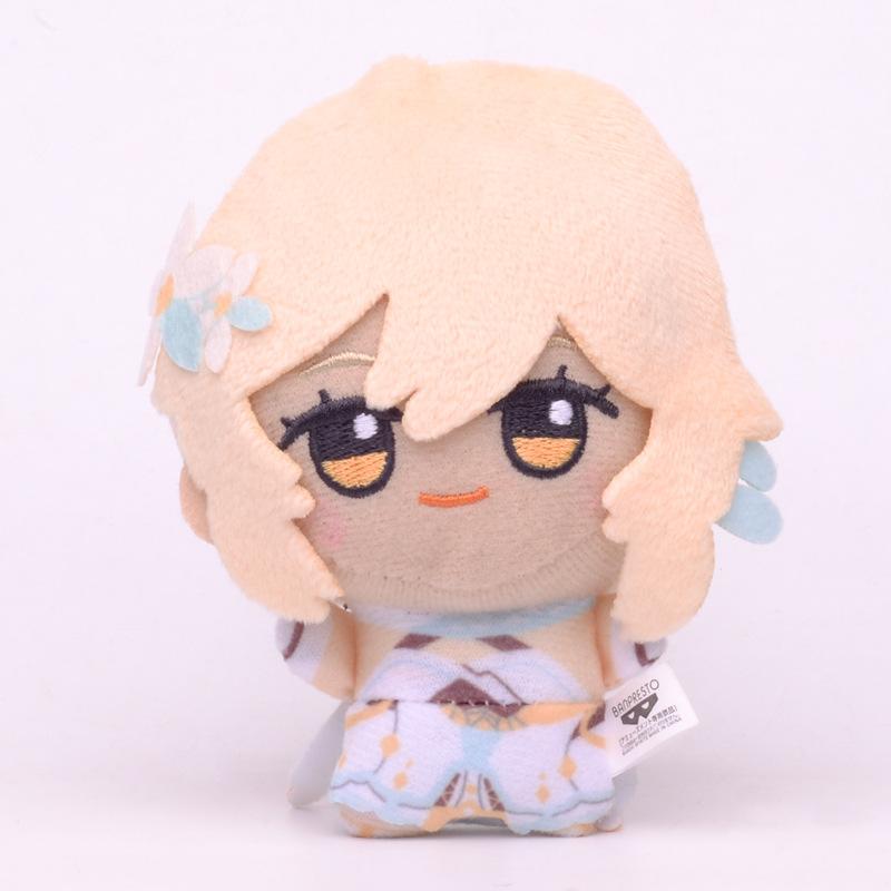 10cm Genshin Impact Tartaglia Zhong Li Yae Miko Venti Xiao Eula Razor Plush Pendant Toy Doll Backpack Accessorie Gift