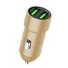 3.4A PD Mini Car Charger 12-24V Lighter Fast Charging Car Dual USB Type C Charger For Xiaomi Power T9Y0