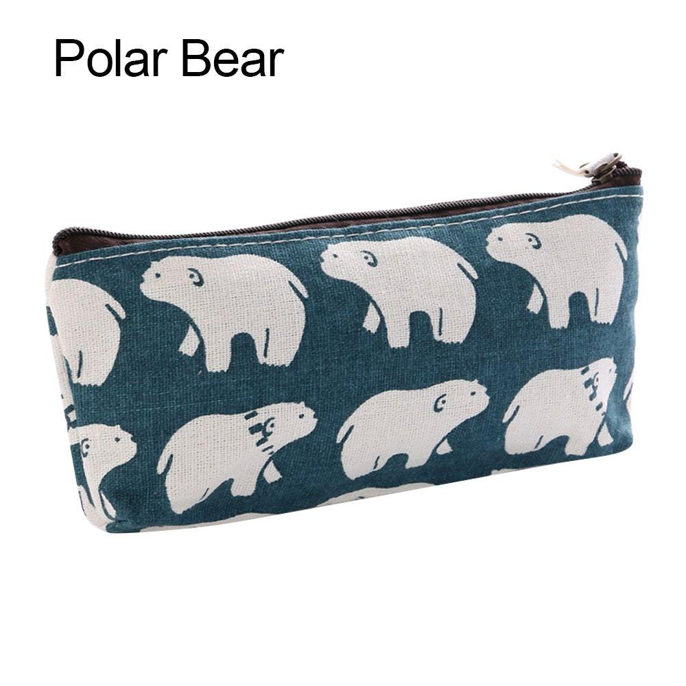Multi-function Pencil Box Canvas Pencil Case High Quality Cosmetics Case