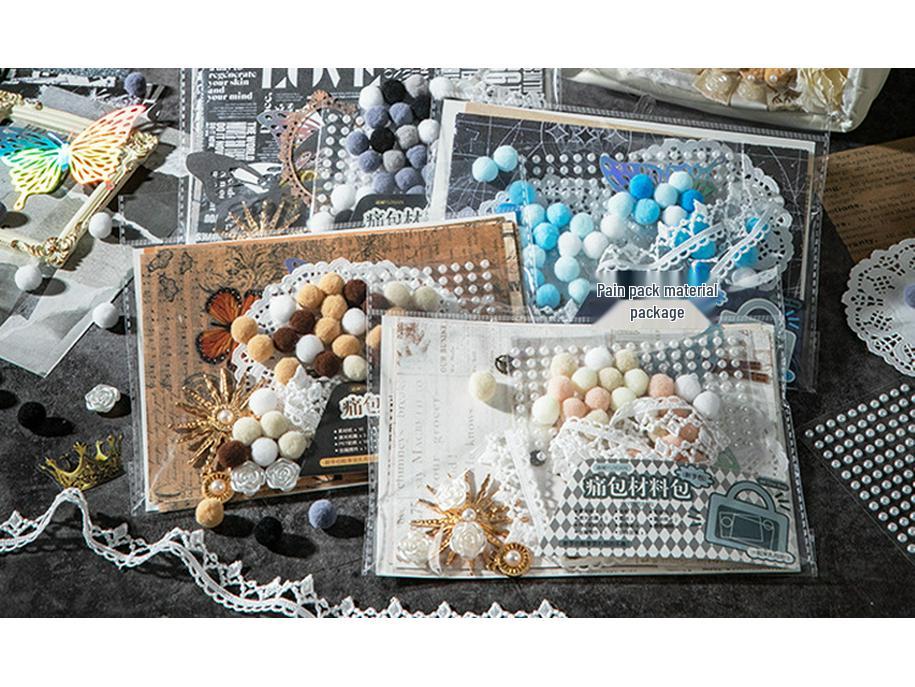 Ретро-сумка Yuxian, набор для DIY с аксессуарами для ручного декорирования