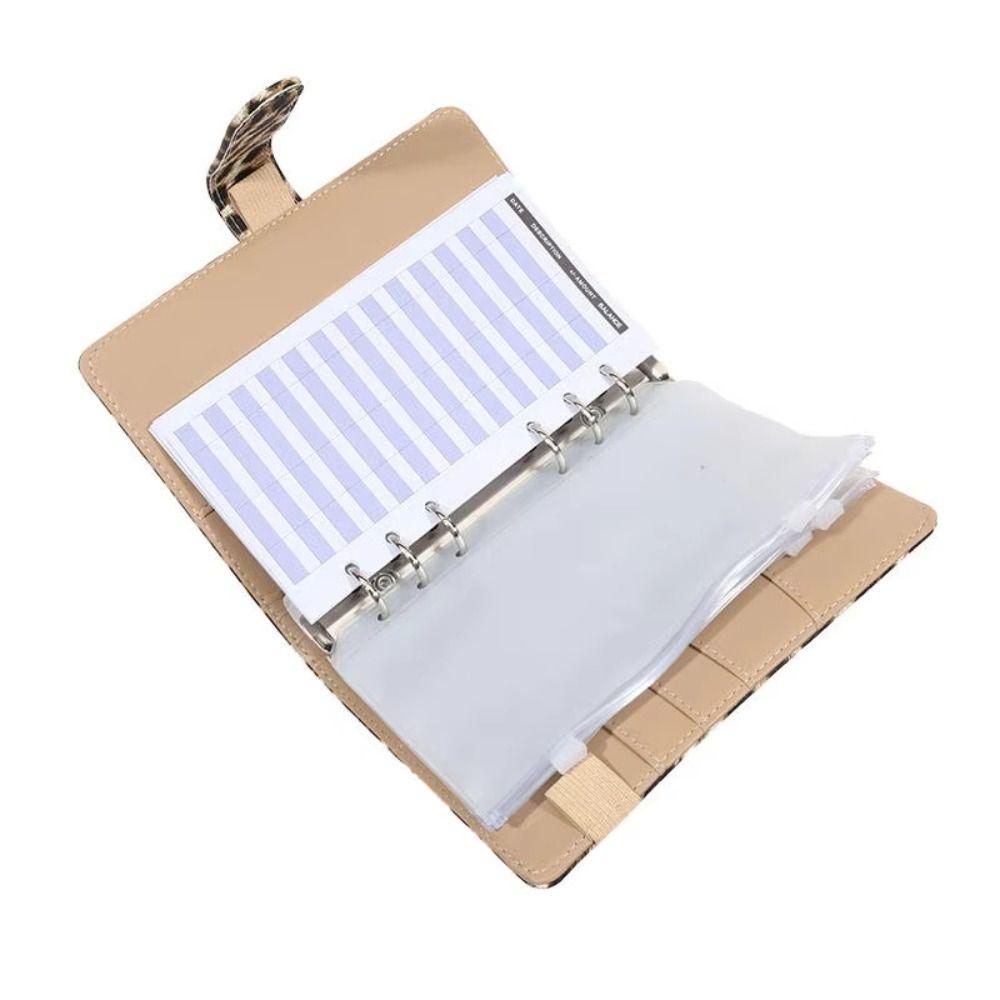 Цветная сумка-хранилище для блокнота, конверт для экономии денег из ПУ, мягкая папка-планировщик бюджета, планировщик бюджета