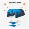 Водонепроницаемая портативная туристическая палатка для кемпинга на 8-10 человек, двухслойная уличная палатка 480x310x210 см для большой семьи, 4 сезона
