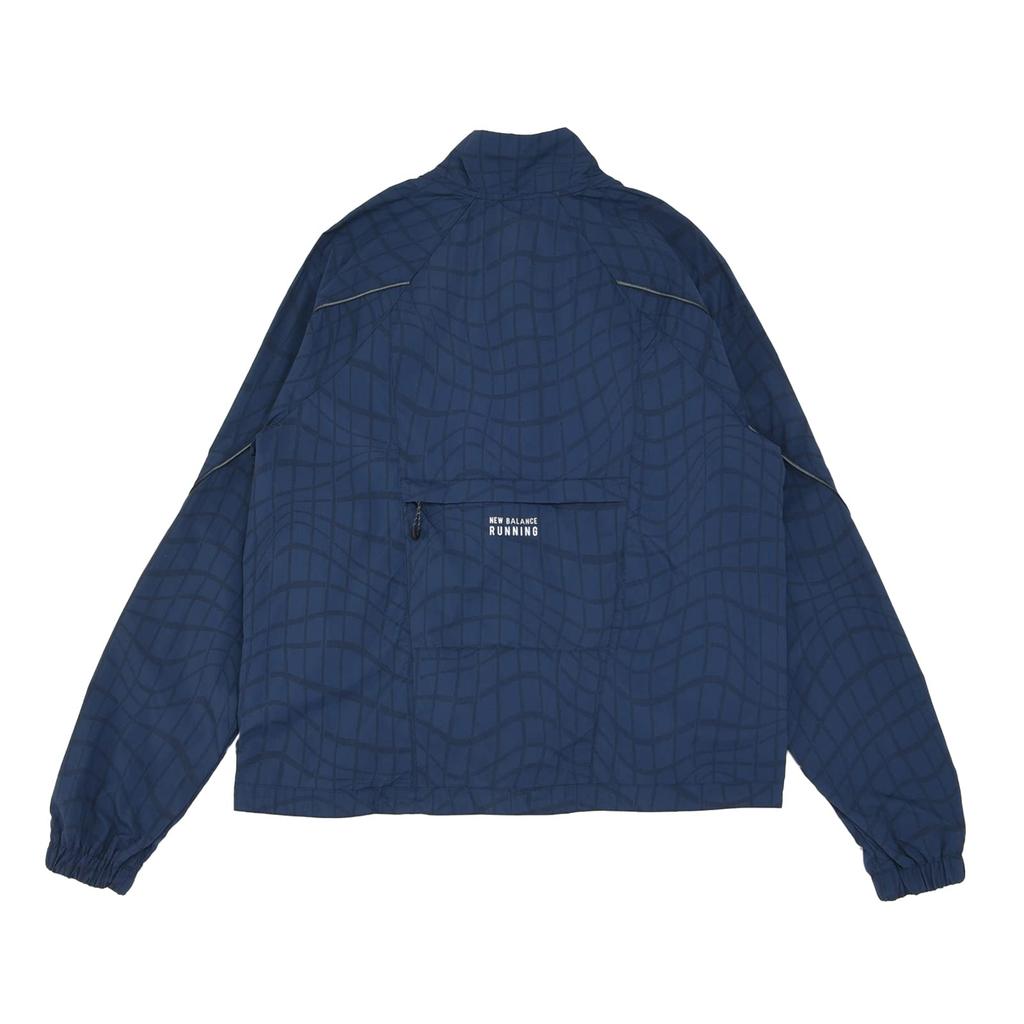 Легкая компактная куртка Impact Run Printed WJ21265 NNY L [New Balance] женская (NB ВМС)