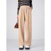 Autumn and Winter New Women's Clothing Loose High Waist Thin Lazy Retro Corduroy Straight Casual Wide Legs Mopping Long Pants