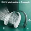 Mini Neck Rechargeable Usb Neck Fan 4000mAh Battery Operated Headphone Design Fan USB Fan Rechargeable Fan