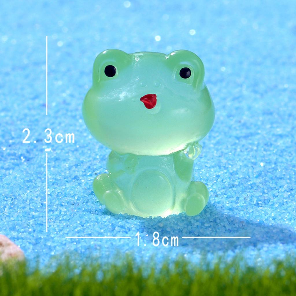 Мох Микропейзажи Светящиеся Милые Лягушки Аквариум Рыба Ландшафтный Дизайн DIY Украшения Аксессуары Мини Украшения